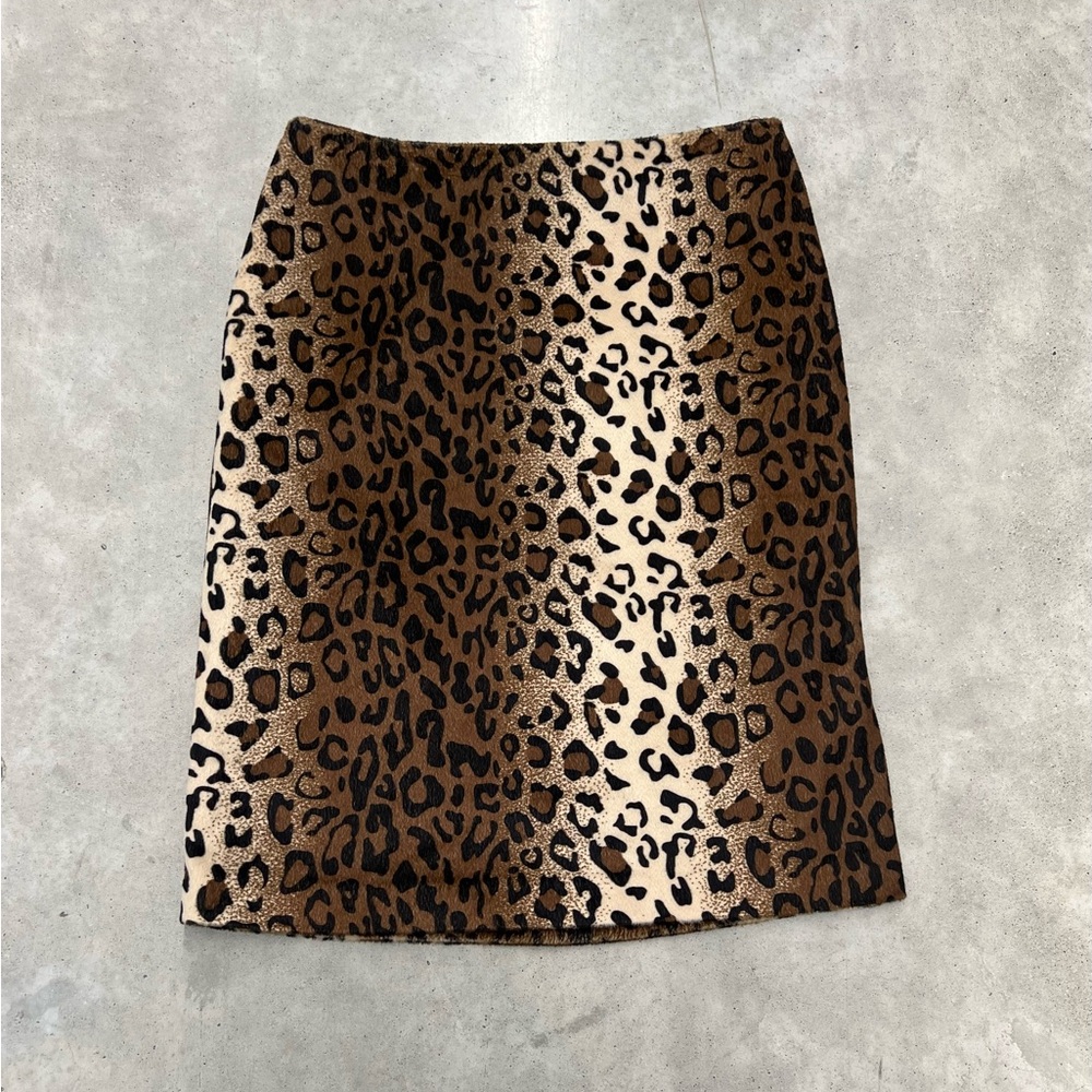 Jessica Leopard Print Midi Skirt | Size 6